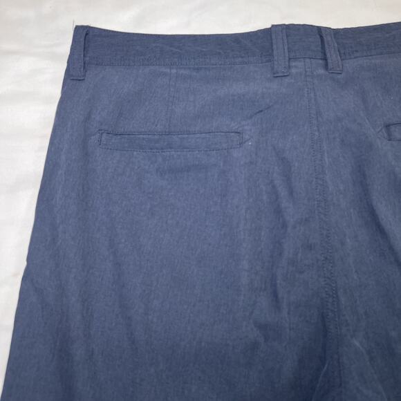 Travis Mathew Golf Shorts Size 36 Navy Blue Stretch Performance Lightweight Dad - Picture 11 of 12